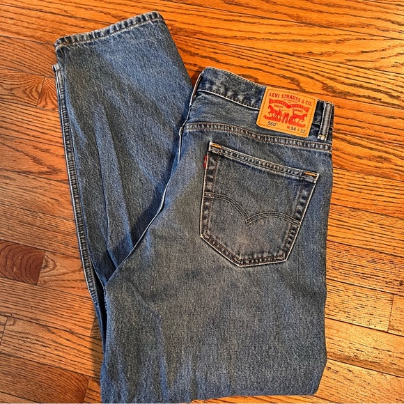 Levi's Other - Vintage Levi 560 34x32 Jeans Mens Loose Fit Comfort Tapered Leg Denim 34x32